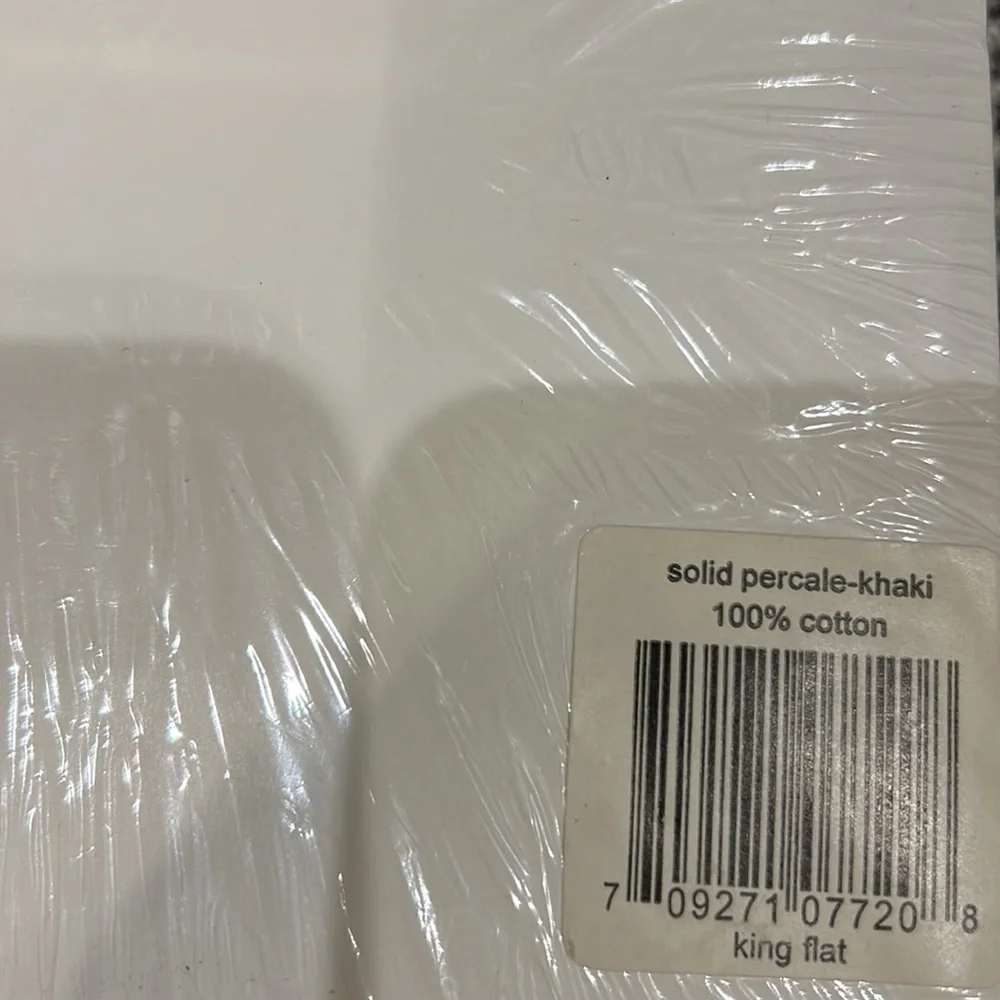 CALVIN KLEIN THE KHAKI COLLECTION FLAT SHEET - Picture 5 of 5